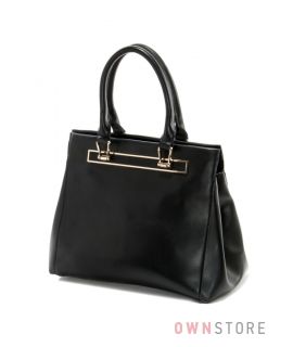 Купить кожаную женскую сумку  Meglio с планкой - арт.8945